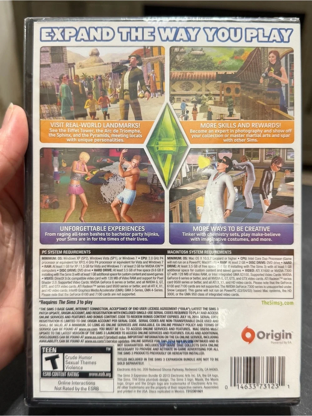 NWT The Sims 3 Expansion Bundle EA comp dvd game